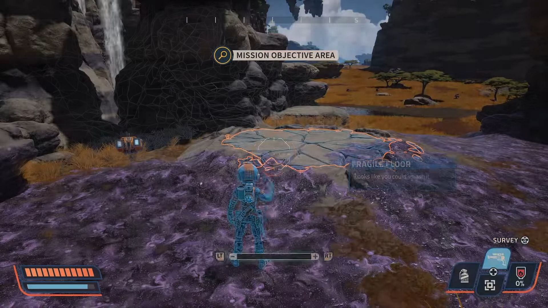 Break in to reach the boss (Image via Raccoon Logic Studios //YouTube@Crispyleeks)